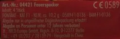 Feuerspucker 4er-Packung -Karneval Universe Verkäufe 25529