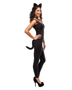 Pussycat Katzen Set 3tlg -Karneval Universe Verkäufe 3 tlg katzen set schwarze halloween katze kostuemzubehoer katzen verkleidungs accessoires 28043