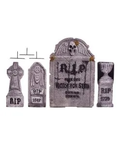 Halloween Grabstein Set 4-teilig 5 Halloween Grabstein Set 4-teilig -Karneval Universe Verkäufe 4 teiliges halloween grabstein set halloween friedhof und deko grabsteine halloween tombstones 53952 2