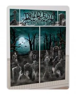 Wandfolien Set 5 Tlg. Sackgasse Friedhof