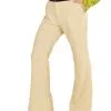 Beige 70er Jahre Schlaghose -Karneval Universe Verkäufe 70er jahre herren schlaghose beige 70s groovy style trousers schlagermove kostuem 29371 1