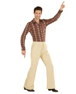 Beige 70er Jahre Schlaghose 8 Beige 70er Jahre Schlaghose -Karneval Universe Verkäufe 70er jahre herren schlaghose beige 70s groovy style trousers schlagermove kostuem 29371 3