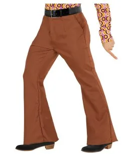 Braune 70er Jahre Schlaghose