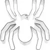 Plätzchenform Spinne 9cm -Karneval Universe Verkäufe austechform halloween spinne plaetzchenform mit halloween motiv weihnachtsplaetzchen form fuer spinnen fans 28575