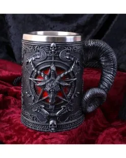 Baphomet Bierseidel 12 Baphomet Bierseidel -Karneval Universe Verkäufe baphomet bierkrug baphomet bierstein baphomet tankard 39217 05