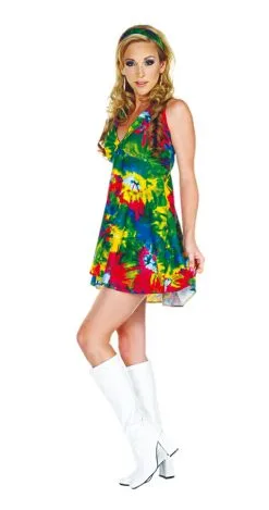 Batik Hippie Minikleid