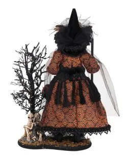 Beleuchtete Geisterhexe Aus Dem Märchenwald 54cm -Karneval Universe Verkäufe beleuchtete maechenhexe aus dem geisterwald lighted haunted trail witch on base halloween deko 54767 02