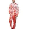 Blutspritzer Anzug Mit Krawatte -Karneval Universe Verkäufe blutiger anzug mit krawatte kostuemanzug mit blutspritzer fuer halloween blood drip suit 35779