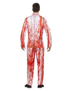 Blutspritzer Anzug Mit Krawatte -Karneval Universe Verkäufe blutiger anzug mit krawatte kostuemanzug mit blutspritzer fuer halloween blood drip suit 35779 4