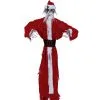 Blutiger Skelett Nikolaus Mit Bewegung 90cm -Karneval Universe Verkäufe blutiger skelett weihnachtsmann mit bewegung bloody skeleton santa claus with movement halloween deko 53371