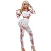 Verpfuschte Beauty OP Patientin Kostüm 2-tlg. -Karneval Universe Verkäufe blutiges beauty op patientinnen kostuem 2tlg botched cosmetic surgery costume halloween costume schoenheitsoperations kostuem 39430