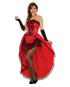 Rot-Schwarzes Burlesque Kleid Betty