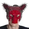 Rote Burning Man Spike Wolf Maske 1 Rote Burning Man Spike Wolf Maske -Karneval Universe Verkäufe burning man spike wolf maske rot burning man kostuem burning man festival burning man party fetisch maske fetisch party kostuem zubehoer 53432