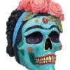 Calavera De Azucar Totenschädel 19cm -Karneval Universe Verkäufe calavera de azucar totenkopf calavera de azucar skull dia de los muertos figur 54563 01