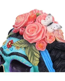 Calavera De Azucar Totenschädel 19cm -Karneval Universe Verkäufe calavera de azucar totenkopf calavera de azucar skull dia de los muertos figur 54563 05