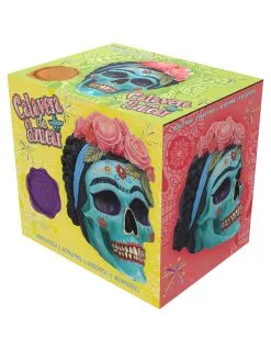 Calavera De Azucar Totenschädel 19cm -Karneval Universe Verkäufe calavera de azucar totenkopf calavera de azucar skull dia de los muertos figur 54563 06