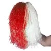 Rot-Weißer Cheerleader Pompon 1 Rot-Weißer Cheerleader Pompon -Karneval Universe Verkäufe cheerleader pompom rot weiss pompon zweifarbig 8802410