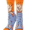 Good Guys Chucky Die Mörderpuppe Damen Socken 2 Good Guys Chucky Die Mörderpuppe Damen Socken -Karneval Universe Verkäufe chucky die moerderpuppe good guys damen socken childs play chucky good guy woman socks geschenk horror fan 52362