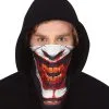 Creepy Clown Mund & Nasenschutz -Karneval Universe Verkäufe clown gesichts tuch mit klettverschluss clown bandana halloween maske halloween verkleidung halloween accessoire 39128