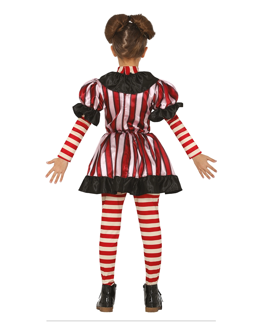 Spooky Clown Girl Kinderkostüm 4 Spooky Clown Girl Kinderkostüm – Bild 2