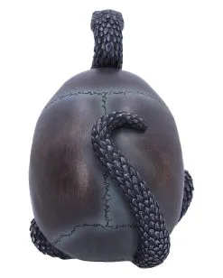 Schuppige Schlange In Totenkopf 19cm -Karneval Universe Verkäufe das schicksal der schlange gothic schaedel 19cm serpentine fate gothic snake skull gothic deko totenkopf 53993 3