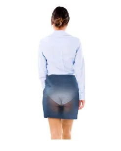 Scherzartikel "transparenter Rock Mit Slip"