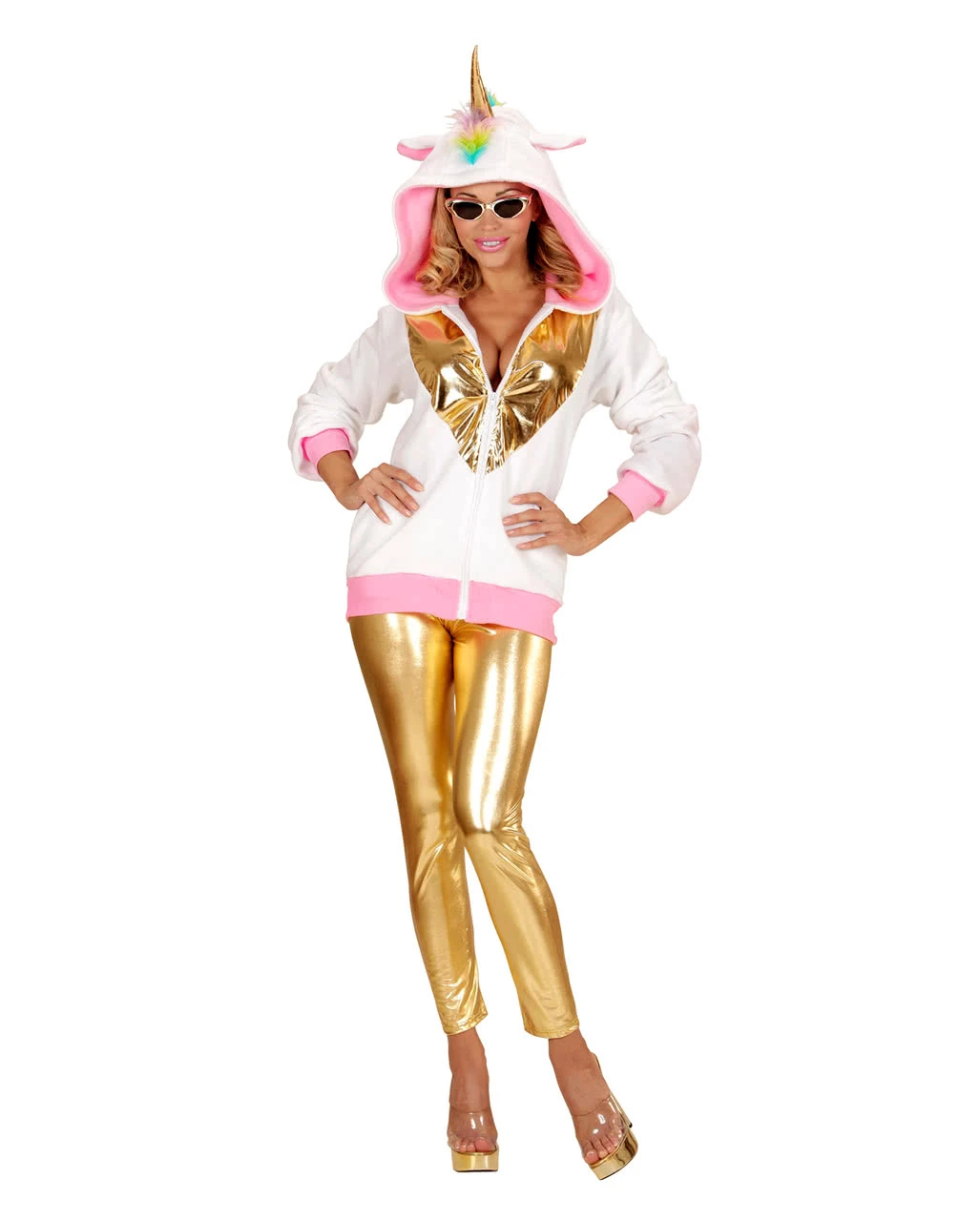 Einhorn Jacke Mit Kapuze 4 Einhorn Jacke Mit Kapuze – Bild 2