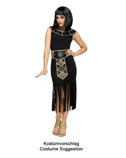 Schwarzes Fransenkleid Mix U. Match -Karneval Universe Verkäufe fransen kleid schwarz karnevalkleid faschingskleid finge woman dress black bild4 25793
