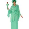 Freiheitsstatue Frauenkostüm -Karneval Universe Verkäufe freiheitsstatue damenkostuem usa verkleidung adult classic statue of liberty costume 31254