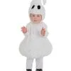 Plüsch Geist Babykostüm -Karneval Universe Verkäufe geist pluesch babykostuem gespenst babykostuem halloween babykostuem 8802205 01