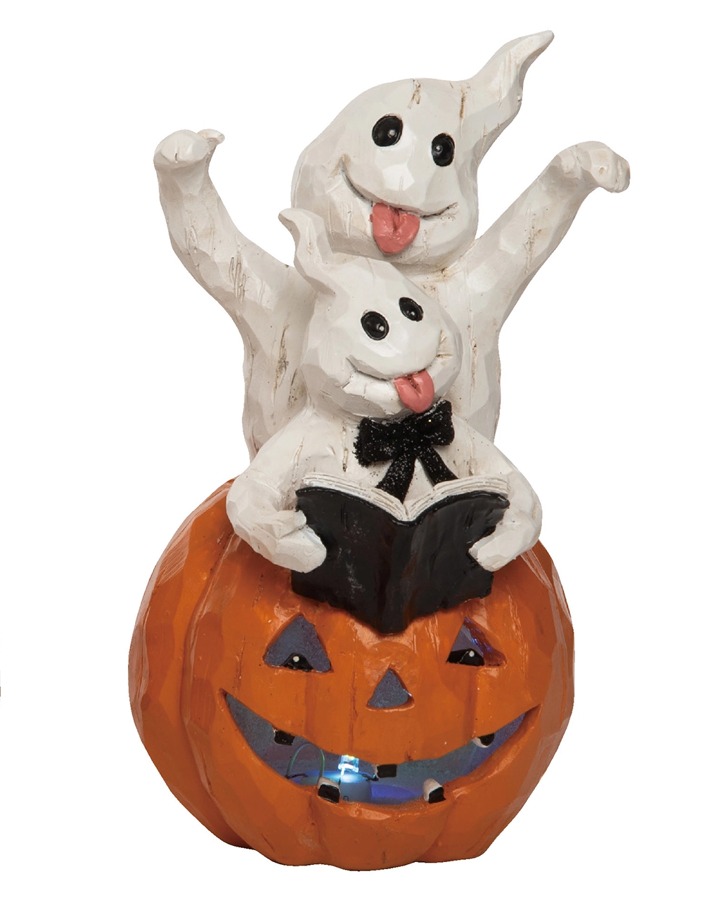 Leuchtkürbis Mit Geistern & Buch 22cm 3 Leuchtkürbis Mit Geistern & Buch 22cm