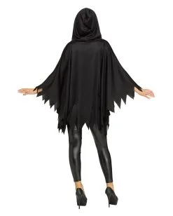 Glitzer Poncho Ghost Face -Karneval Universe Verkäufe ghost face glitzer poncho glittering ghost face poncho adult halloween kostuem poncho scream 54207 2