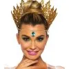 Glitzer Krone Gold Mit Juwel -Karneval Universe Verkäufe goldene glitzer krone mit juwel koeniginnen krone als kostuemzubehoer fantasy accessoires fasching 36199 1