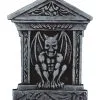 Grabstein Mit Wasserspeier & Säulen 52cm -Karneval Universe Verkäufe grabstein mit gargoyle und saeulen tombstone with gargoyle and pillars halloween grabsteine kaufen 51273 01