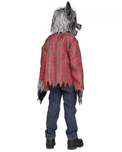 Werwolf Kinderkostüm Grau -Karneval Universe Verkäufe graues werwolfs kostuem fuer kinder grey werewolf costume for kids gruseliges halloween kostuem scarry halloween costumes 50909 5