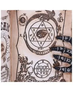 Hellseher Zauberbuch Deko 25,8cm -Karneval Universe Verkäufe grimoire hexenbuch deko psychic compendium deco halloween tischdekoration 51062 06