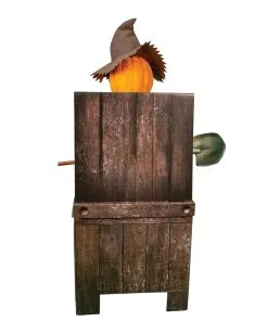 Schaurige Kürbis Vogelscheuche Halloween Animatronic -Karneval Universe Verkäufe grinsende kuerbis vogelscheuche halloween animatronic jack pumpkin halloween animatronic halloween und horror deko und animatronics 50974 2