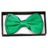 Satin Fliege Deluxe Grün -Karneval Universe Verkäufe gruene satin fliege deluxe schleife kostuem zubehoer herrenfliege green satin tie