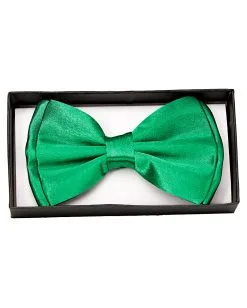 Satin Fliege Deluxe Grün