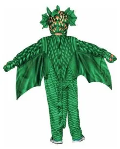 Kleinkinder Kostüm Grüner Drache -Karneval Universe Verkäufe gruener drache kleinkinder kostuem printed dragon toddler costume green drachen verkleidung kinder 54141 2