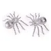 Deko Spinnen Für Halloween 2 St. -Karneval Universe Verkäufe halloween deko spinnen silber halloween spiders silver halloween dekoration 39084 01