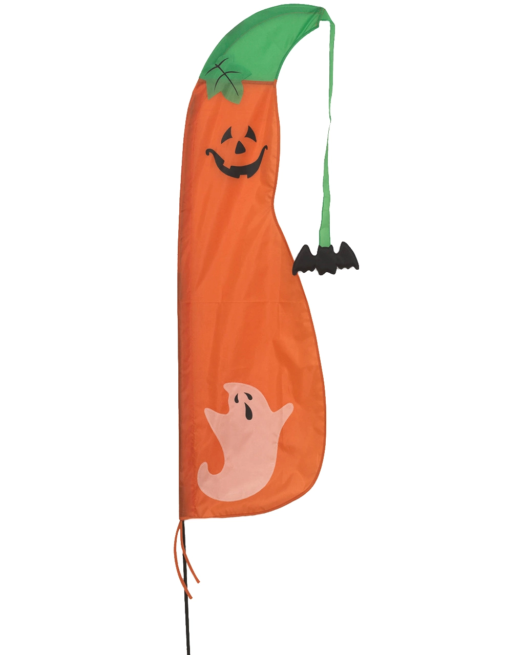 Kürbis Halloween Fahne 150cm 3 Kürbis Halloween Fahne 150cm