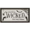 "Something Wicked This Way Comes" Halloween Wandbild 40cm 1 "Something Wicked This Way Comes" Halloween Wandbild 40cm -Karneval Universe Verkäufe halloween holzschild something wicked this way comes 40cm wood engraved wall sign something wicked this way comes 54285