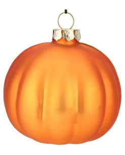 Halloween Jack O'Lantern Glas Christbaumkugel Ø7,6cm -Karneval Universe Verkäufe halloween kuerbis glas weihnachtskugel halloween und horror weihnachtsdeko jack o lantern pumpkin hanging ornament 54760 2