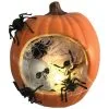 Halloween Kürbis Mit Totenkopf & Spinnen