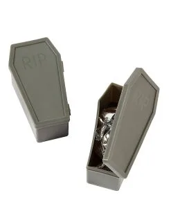 Halloween Sarg Mini-Behälter -Karneval Universe Verkäufe halloween mini sarg container halloween mini sarg behaelter halloween gimmick 53665 01