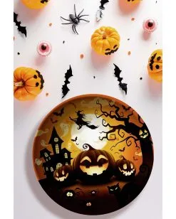 Happy Halloween Kürbis Schale -Karneval Universe Verkäufe happy halloween kuerbis schuessel happy halloween pumpkin bowl halloween trick or treat schale 53206