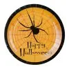 Spinnen Pappteller Happy Halloween 8 St. -Karneval Universe Verkäufe happy halloween pappteller partyteller partygeschirr halloween geschirr halloween paper plates 26667