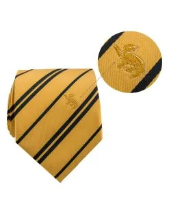 Hufflepuff Krawatte Mit Pin - Harry Potter -Karneval Universe Verkäufe harry potter hufflepuff krawatte mit pin hufflepuff schuluniform harry potter fanartikel 29529 03
