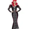 Queen Of Hearts Kostüm -Karneval Universe Verkäufe herzkoenigin deluxe kostuem barock dunkle koenigin verkleidung baroque dark queen costume 28950